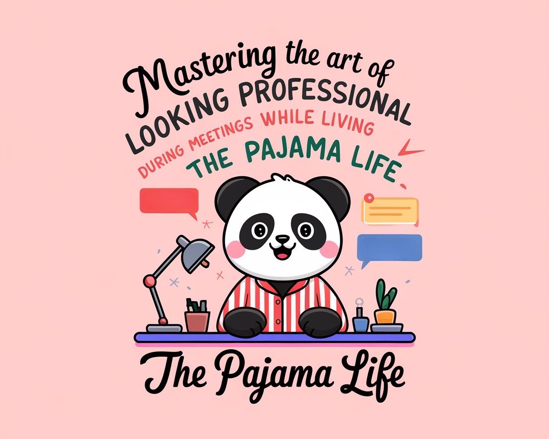 Mastering the Art of Looking Professional During Meetings While Living the Pajama Life